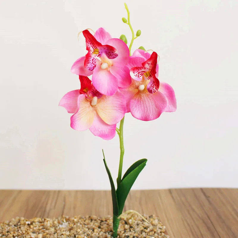 29cm Artificial Silk Butterfly Orchid Flower Home Wedding Decor Birthday Party Bridal Floral Home Decoration Ornamental Flores