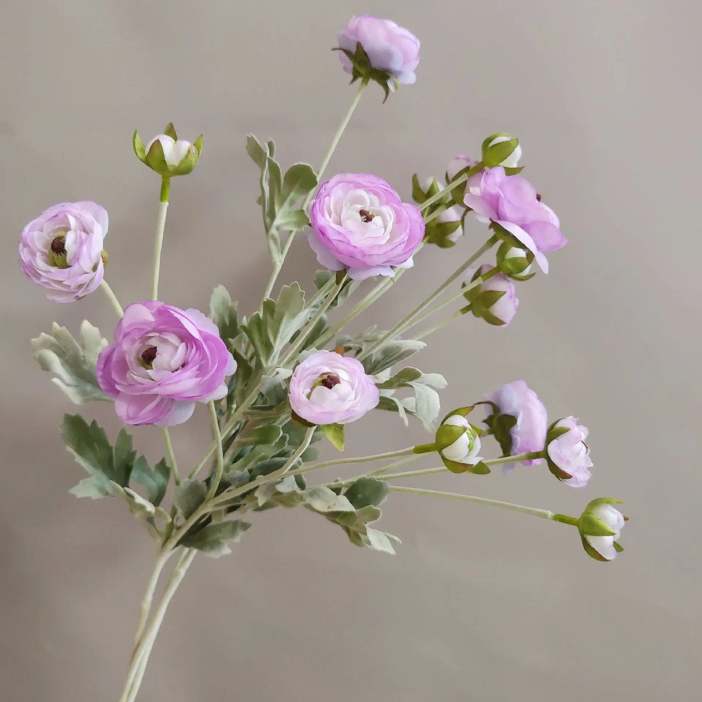 Delicate Small Peony Flower 6 Fork Silk Peony Flower Single Branch Bouquet Living Room Home Decoration Wedding