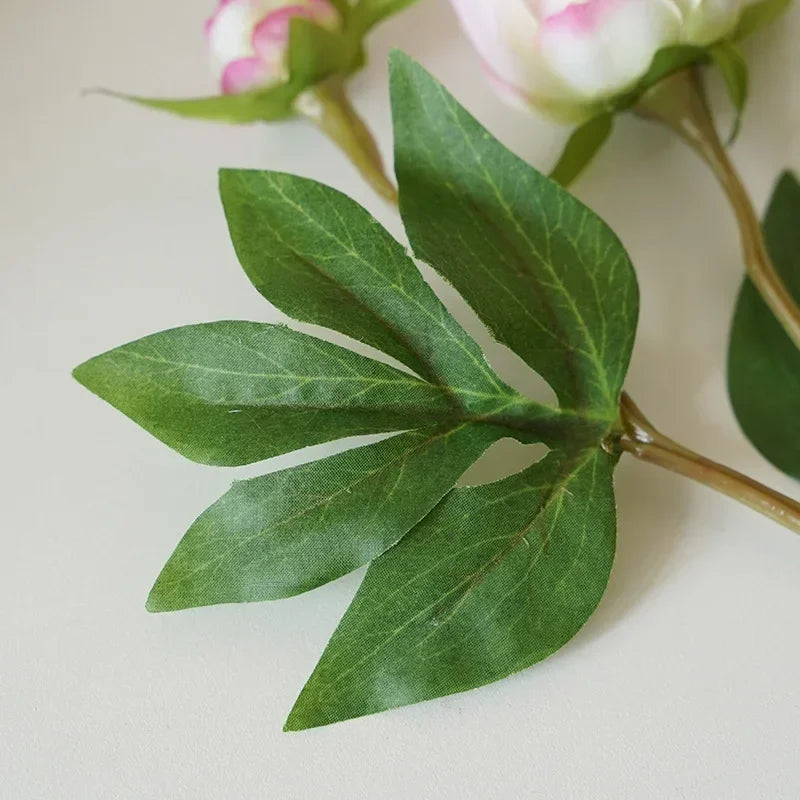 Luxury Artificial Peony Flowers for Decor Real Touch Silk Floral European Style Home Decor Fake Peonies for Living Room