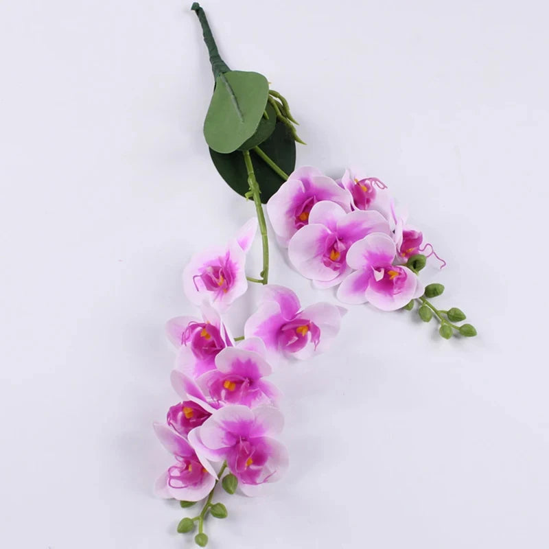Latex Hand Crafted Butterfly Orchid Silicon PU Real Touch Wedding Christmas Festival Home Decor Accessories