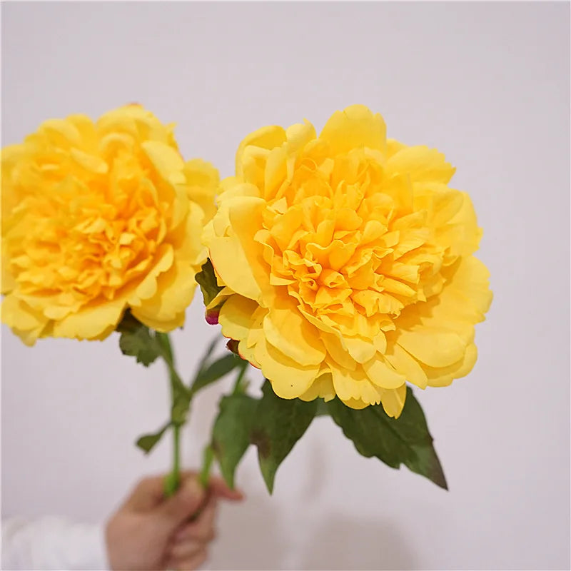 4Pc Moisturizing Real Touch Peony Flowers Artificial Home Decor Peonies Bride Bouquet Wedding Party Flower Arrangement Ornaments