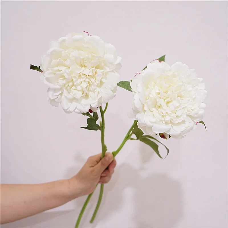 4Pc Moisturizing Real Touch Peony Flowers Artificial Home Decor Peonies Bride Bouquet Wedding Party Flower Arrangement Ornaments
