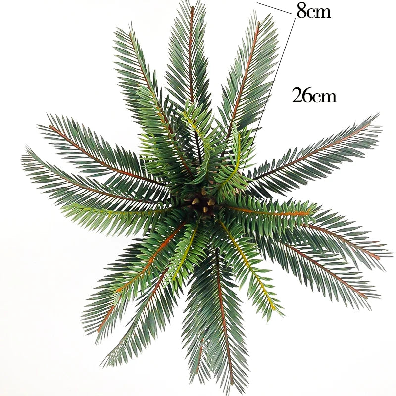 45cm Large Artificial Palm Tree Branch Tropical Fake Cycad Plants Plastic Coconut Tree Leafs For Home Garden Party Wedding Decor