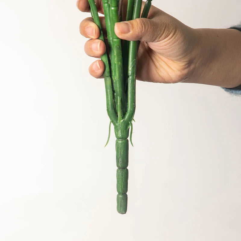 67-85cm Large Artificial Palm Tree Hand Crafted Plant Branch Tropical Banana Leaves Green Fabrical Monstera Leafs For Home Garden Decor