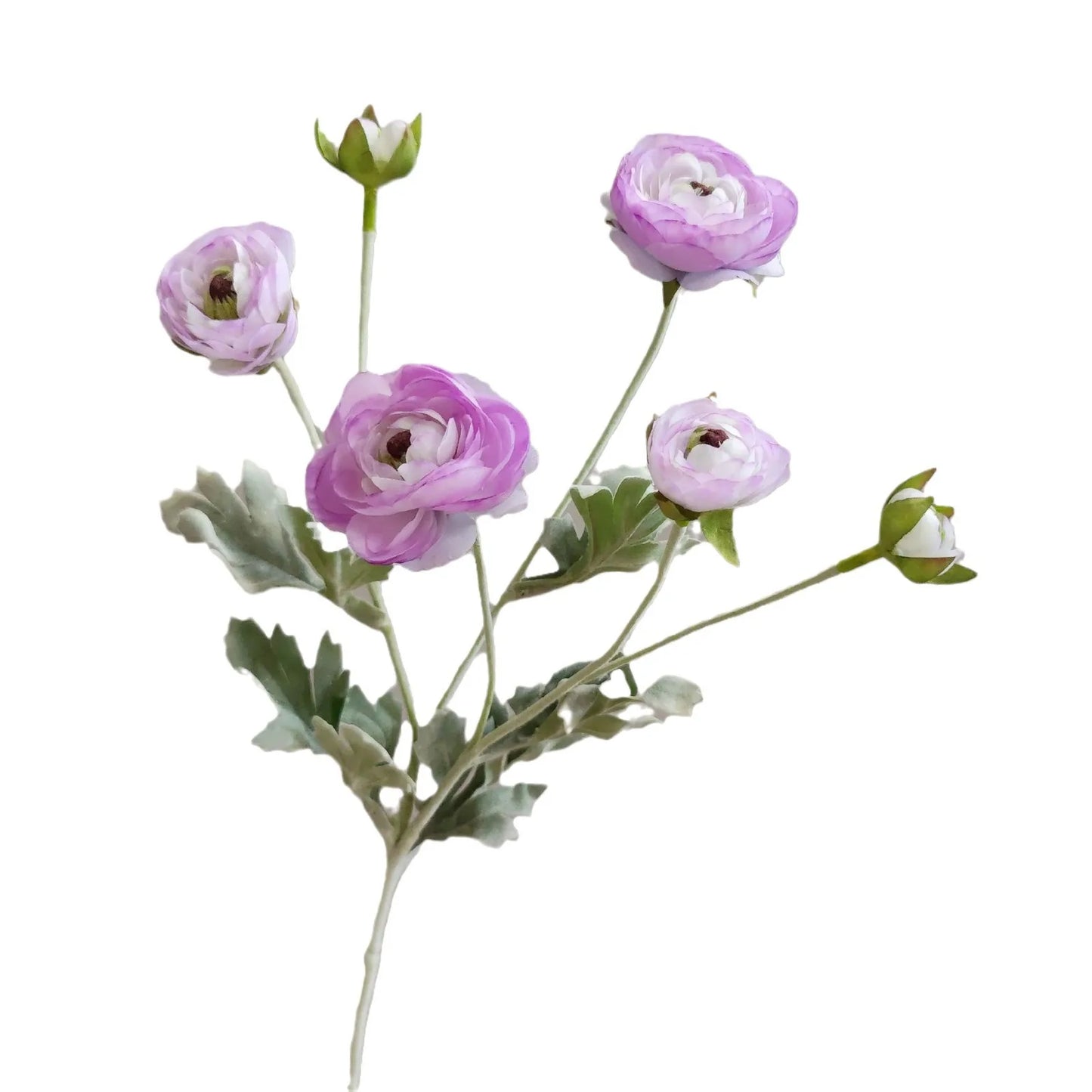 Delicate Small Peony Flower 6 Fork Silk Peony Flower Single Branch Bouquet Living Room Home Decoration Wedding