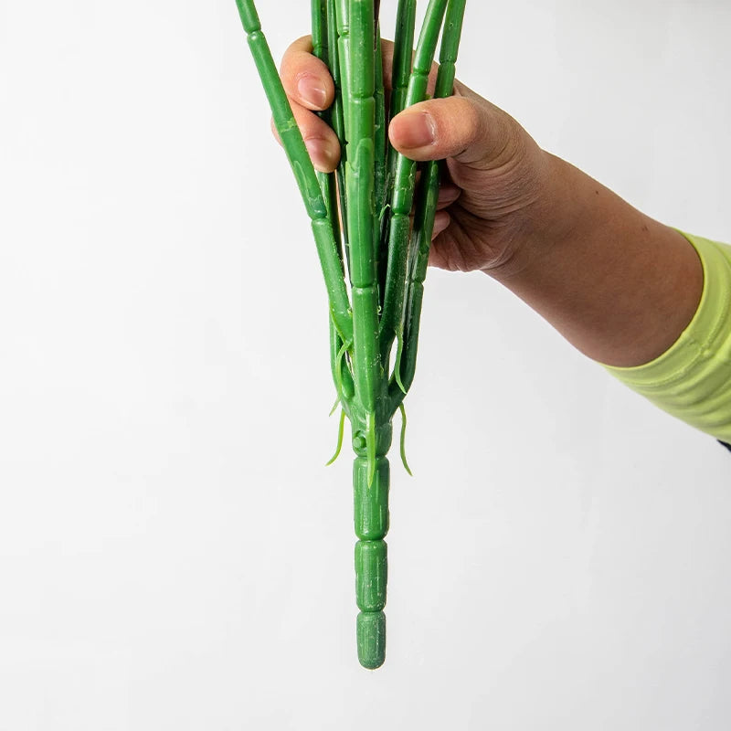 67-85cm Large Artificial Palm Tree Hand Crafted Plant Branch Tropical Banana Leaves Green Fabrical Monstera Leafs For Home Garden Decor