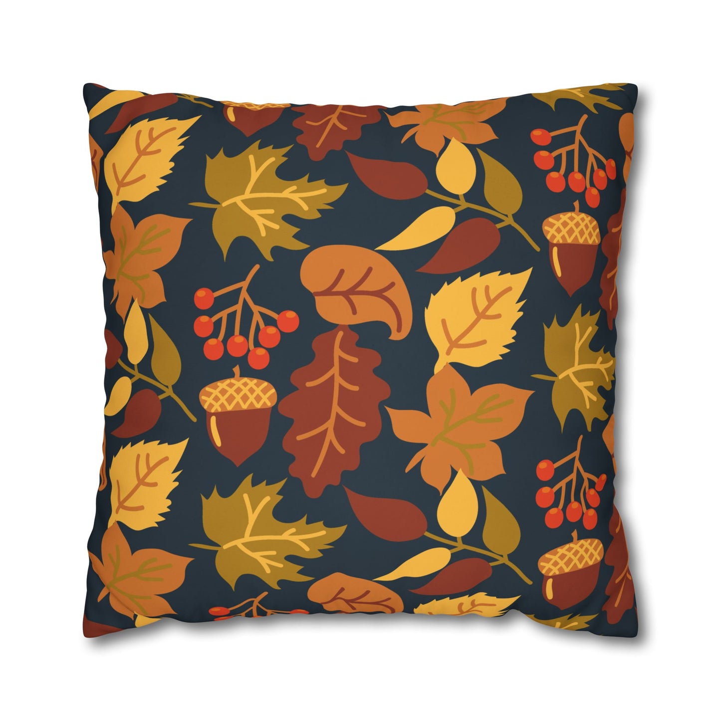 Autumn Leaf Decorative Pillowcase, Cozy Fall Decor, Harvest Home Accent, Thanksgiving Gift, Seasonal Cushion Cover