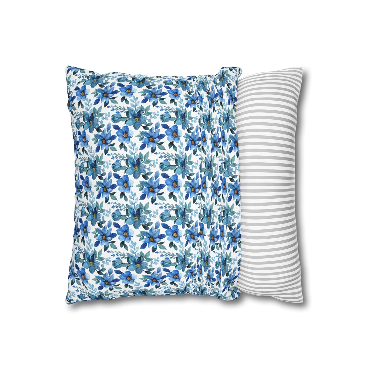 Floral Square Pillowcase | Cozy Home Decor, Gift for Relaxation, Boho Bedroom Accent, Housewarming Present, Summer Vibes