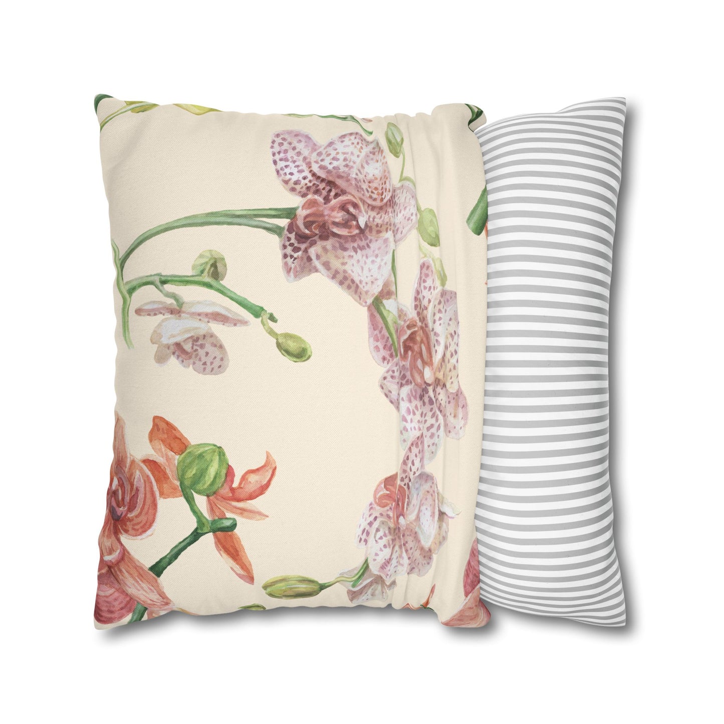 Floral Elegance Pillowcase - Botanical Decor, Home Accent, Gift, Aesthetic Room, Living Room Decor