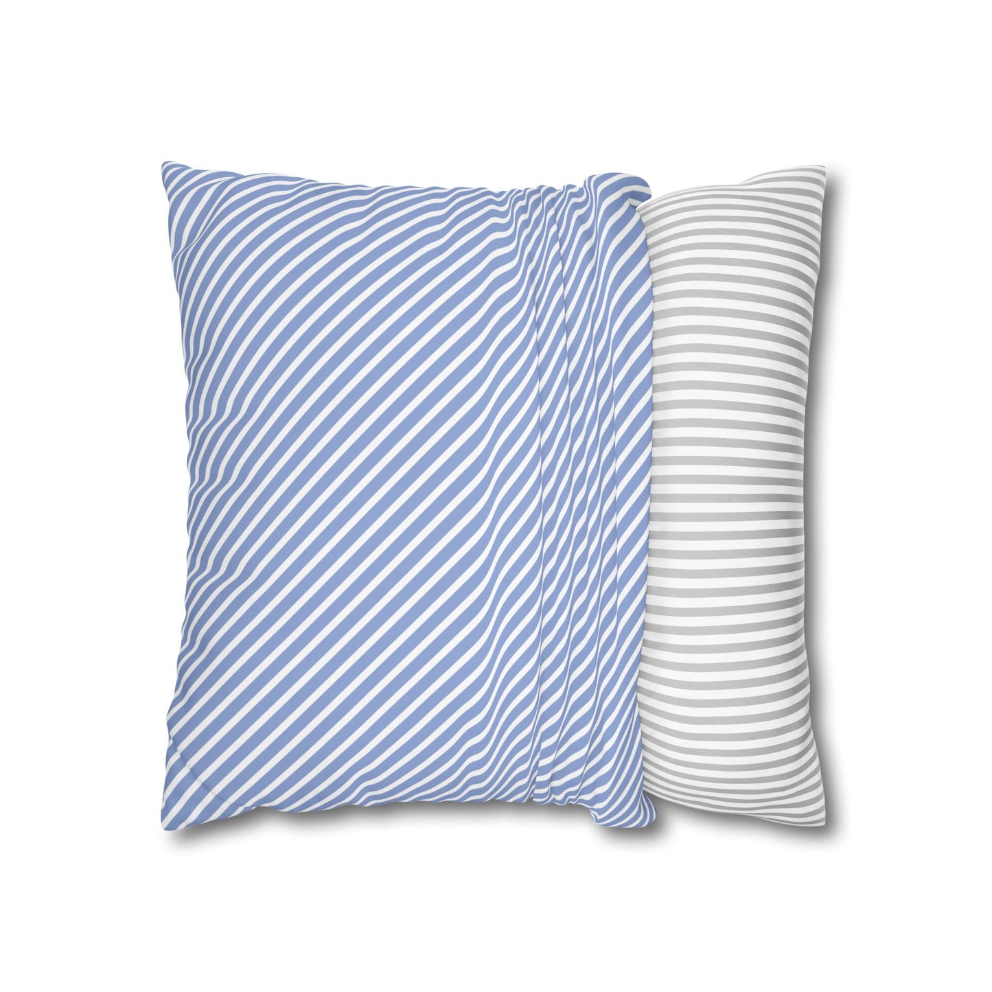 Blue Stripe Decorative Pillowcase, Cozy Throw Cushion Cover for Living Room, Home Decor, Gift for Housewarming, Birthday
