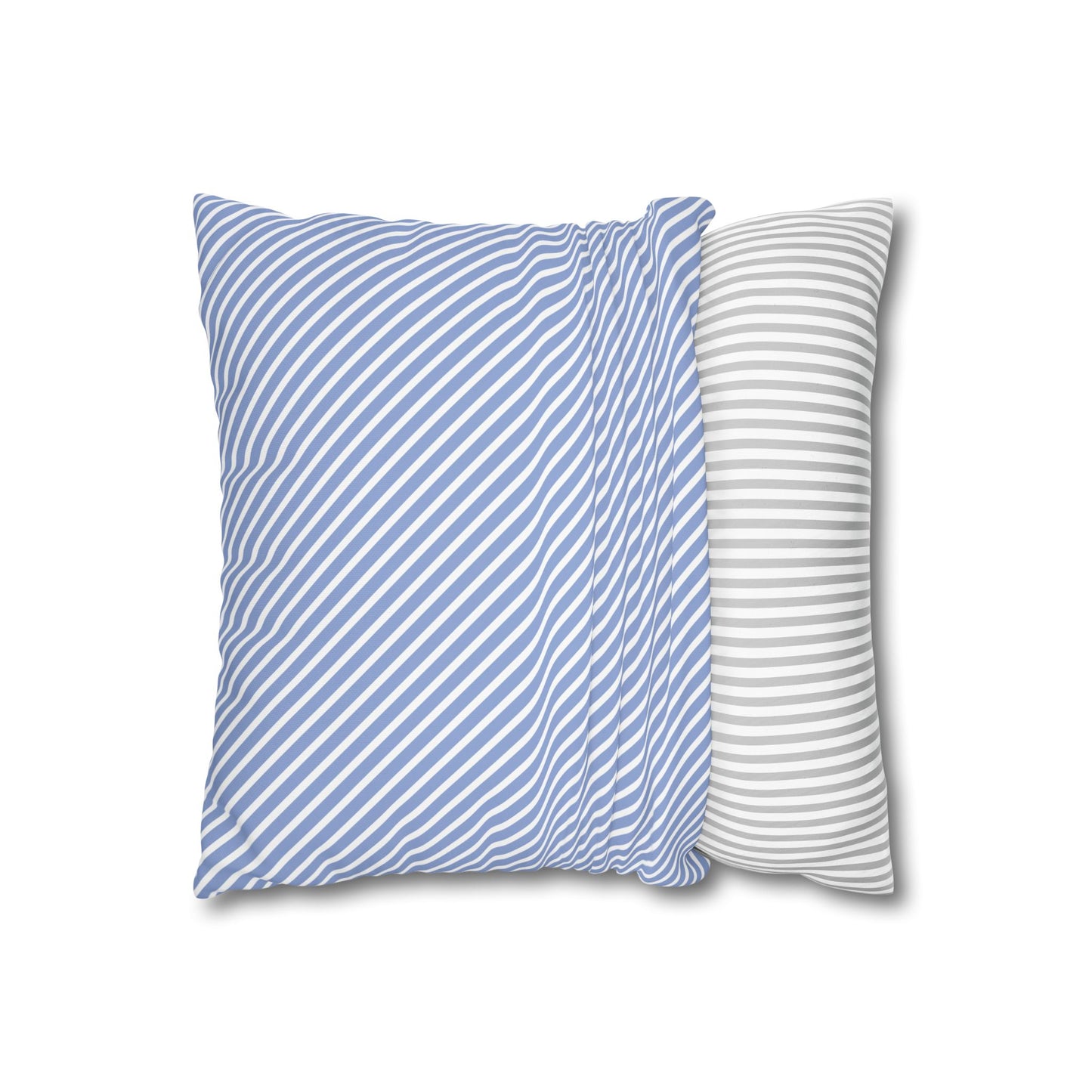 Blue Stripe Decorative Pillowcase, Cozy Throw Cushion Cover for Living Room, Home Decor, Gift for Housewarming, Birthday