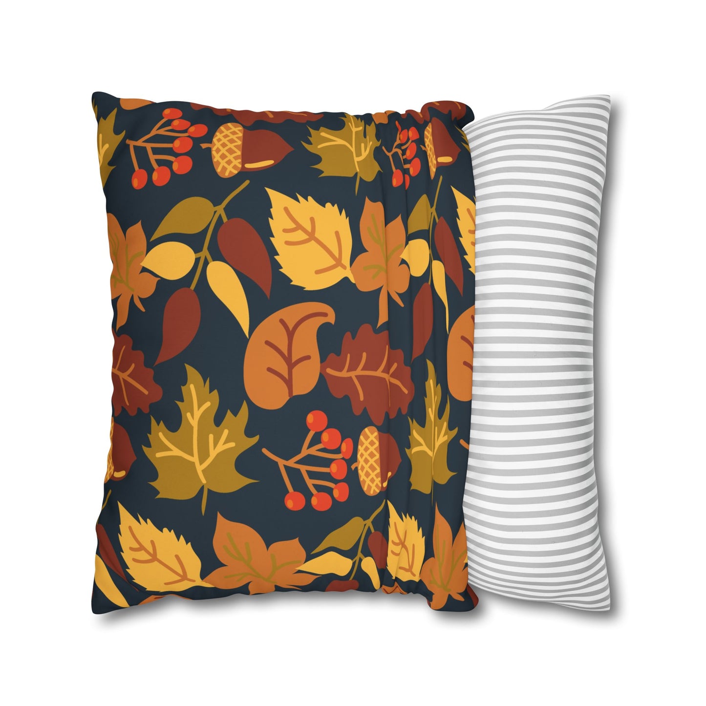Autumn Leaf Decorative Pillowcase, Cozy Fall Decor, Harvest Home Accent, Thanksgiving Gift, Seasonal Cushion Cover