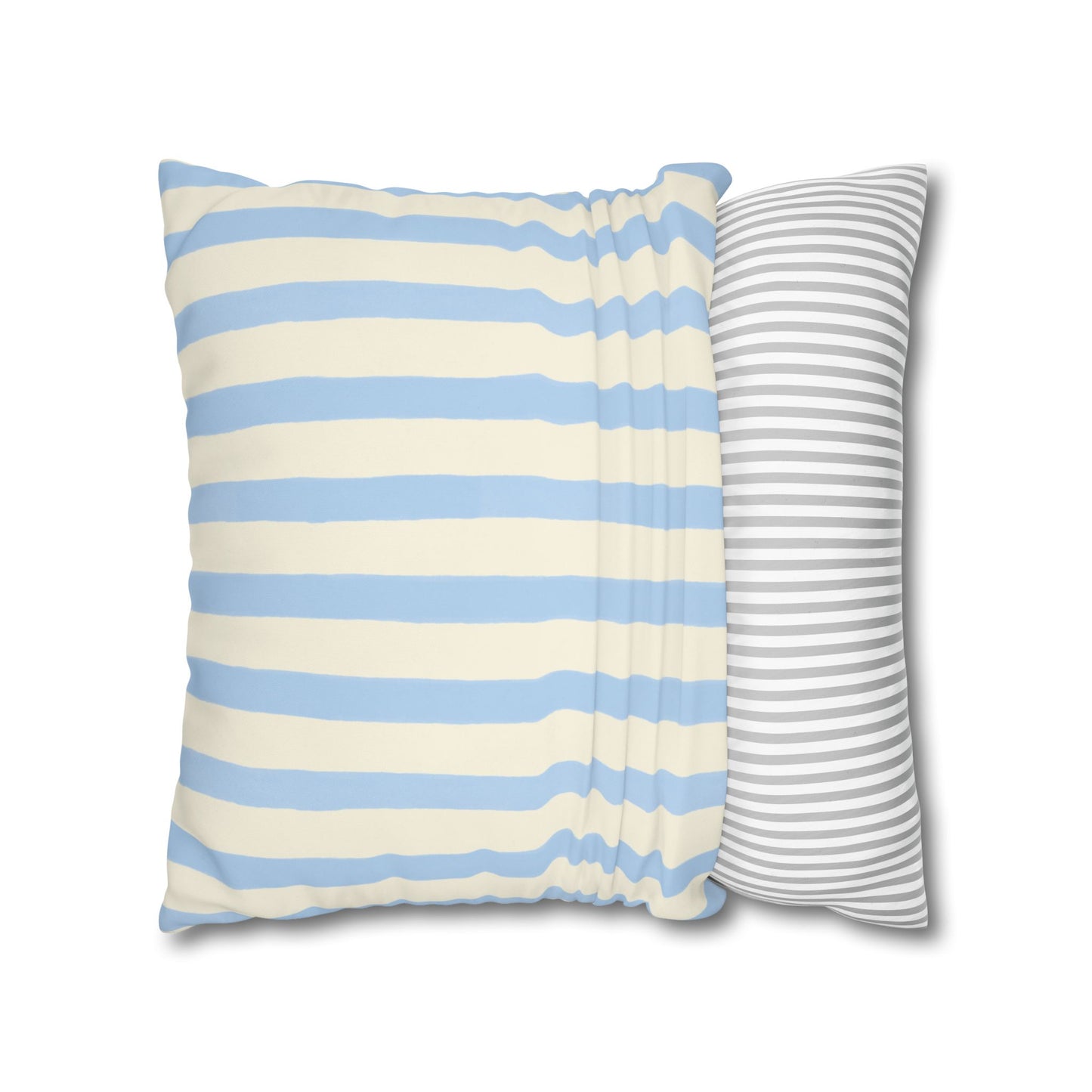 Stripe Patterned Decorative Pillowcase, Cozy Home Decor, Nautical Accent, Living Room Accessory, Perfect for Gifts and Resale