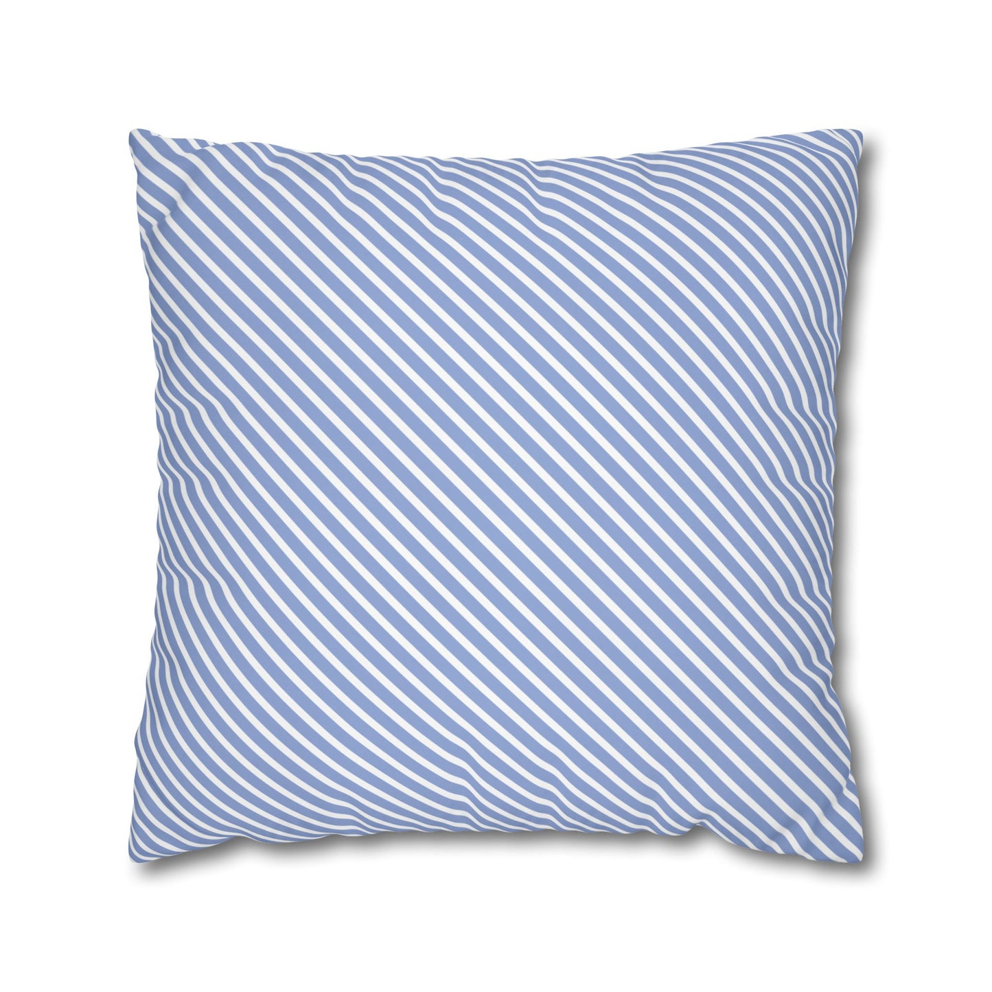 Blue Stripe Decorative Pillowcase, Cozy Throw Cushion Cover for Living Room, Home Decor, Gift for Housewarming, Birthday
