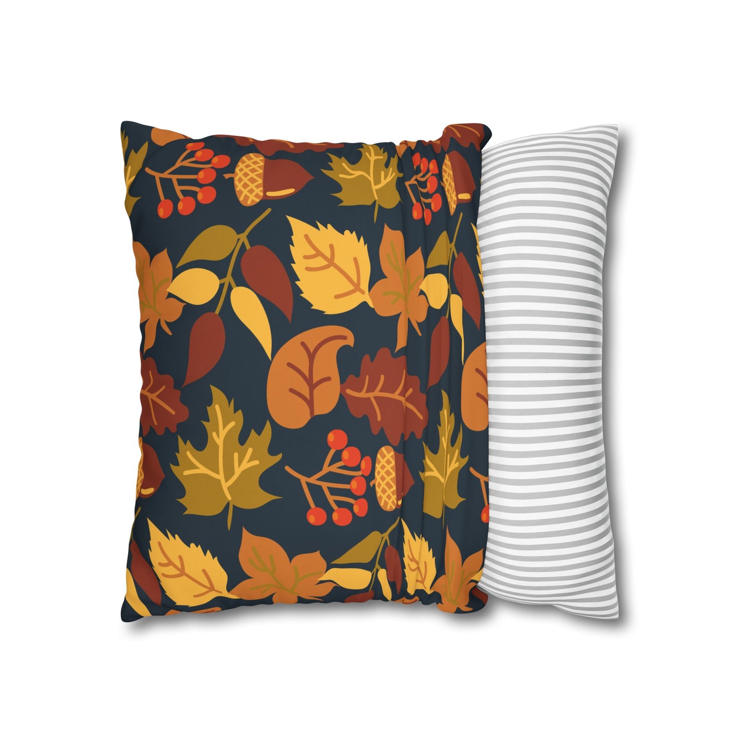 Autumn Leaf Decorative Pillowcase, Cozy Fall Decor, Harvest Home Accent, Thanksgiving Gift, Seasonal Cushion Cover