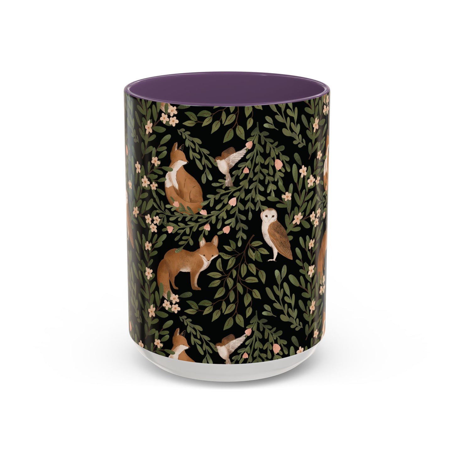 Mug - Little Fox and Owl Woodland Scene Coffee Cup