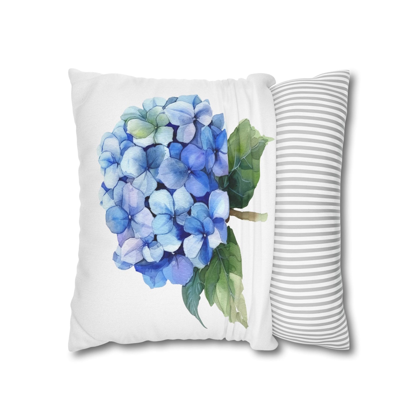 Floral Hydrangea Square Pillowcase - Cozy Home Decor