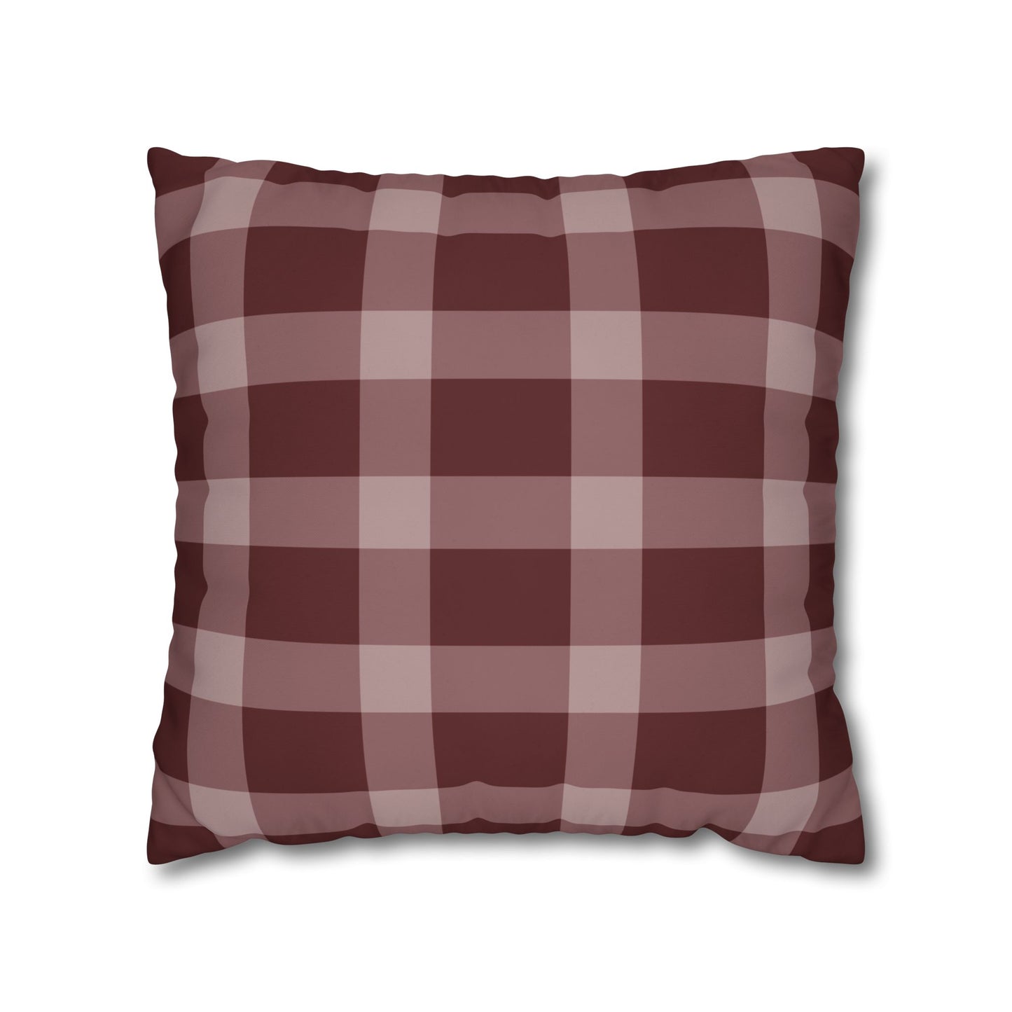 Rustic Checkered Pillowcase, Cozy Home Decor, Farmhouse Style Cushion Cover, Stylish Living Room Accessory, Gift for Weddings, Housewarming