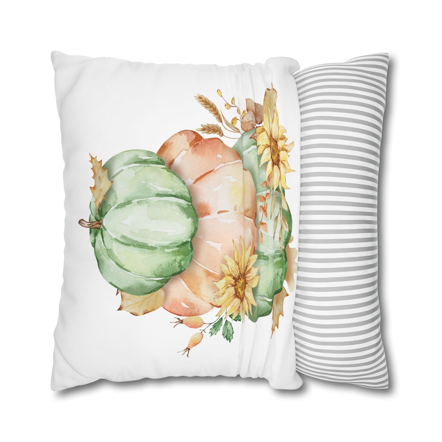 Fall Pumpkin Decor Pillowcase, Cozy Autumn Throw Pillow, Farmhouse Cushion Cover, Seasonal Home Accent, Thanksgiving Gift