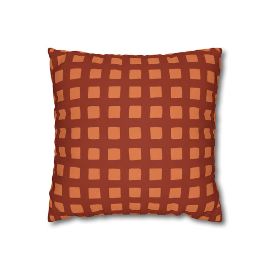 Cozy Geometric Pillowcase, Modern Home Decor, Couch Cushion Cover, Gift for Homeowners, Chic Throw Pillow, Square Pillow Cover