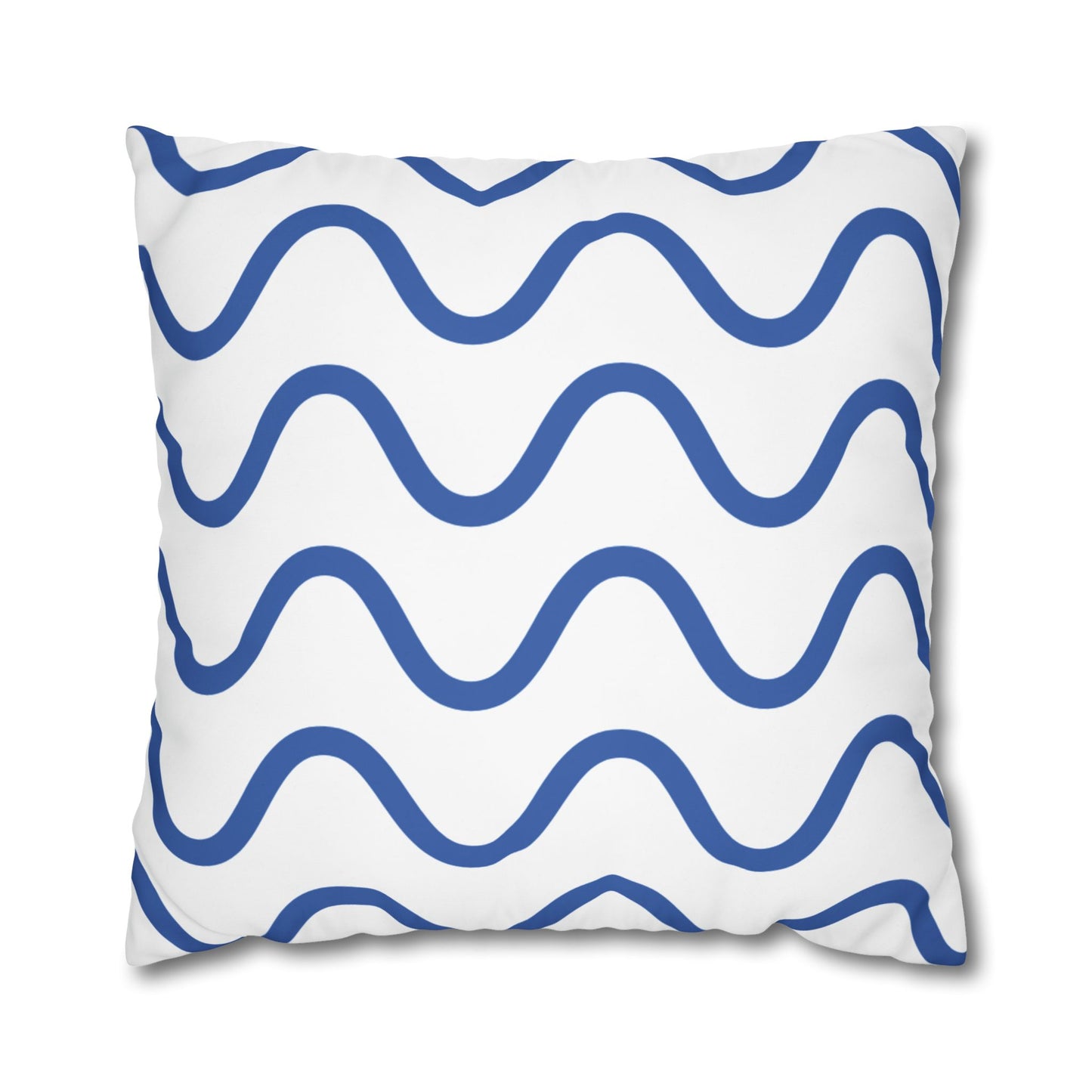 Wave Pattern Decorative Pillowcase | Coastal Vibe, Home Decor, Throw Pillow Cover, Room Accent, Gift for Ocean Lovers