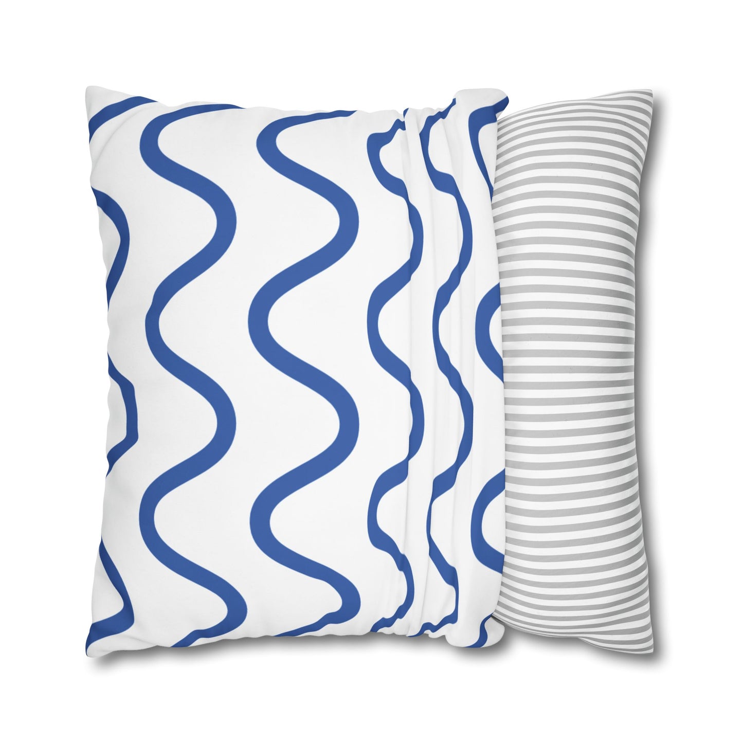 Wave Pattern Decorative Pillowcase | Coastal Vibe, Home Decor, Throw Pillow Cover, Room Accent, Gift for Ocean Lovers