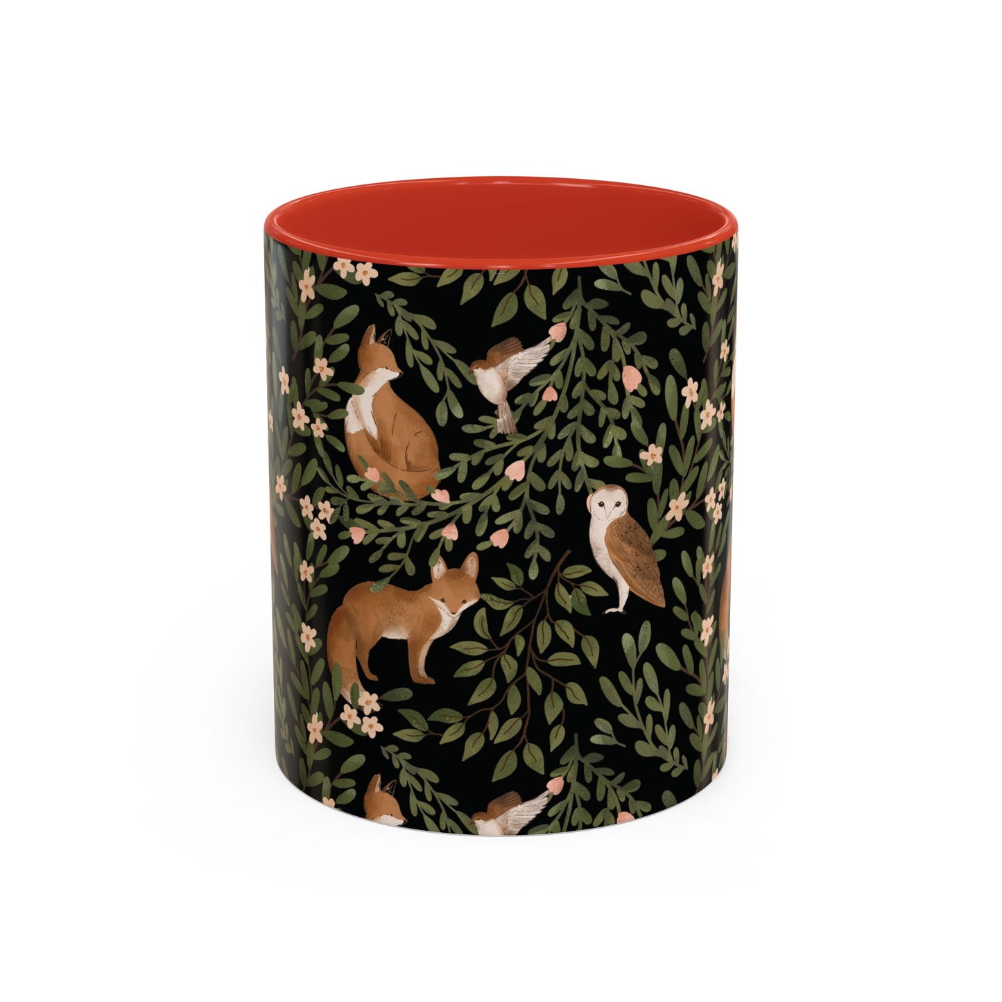 Mug - Little Fox and Owl Woodland Scene Coffee Cup