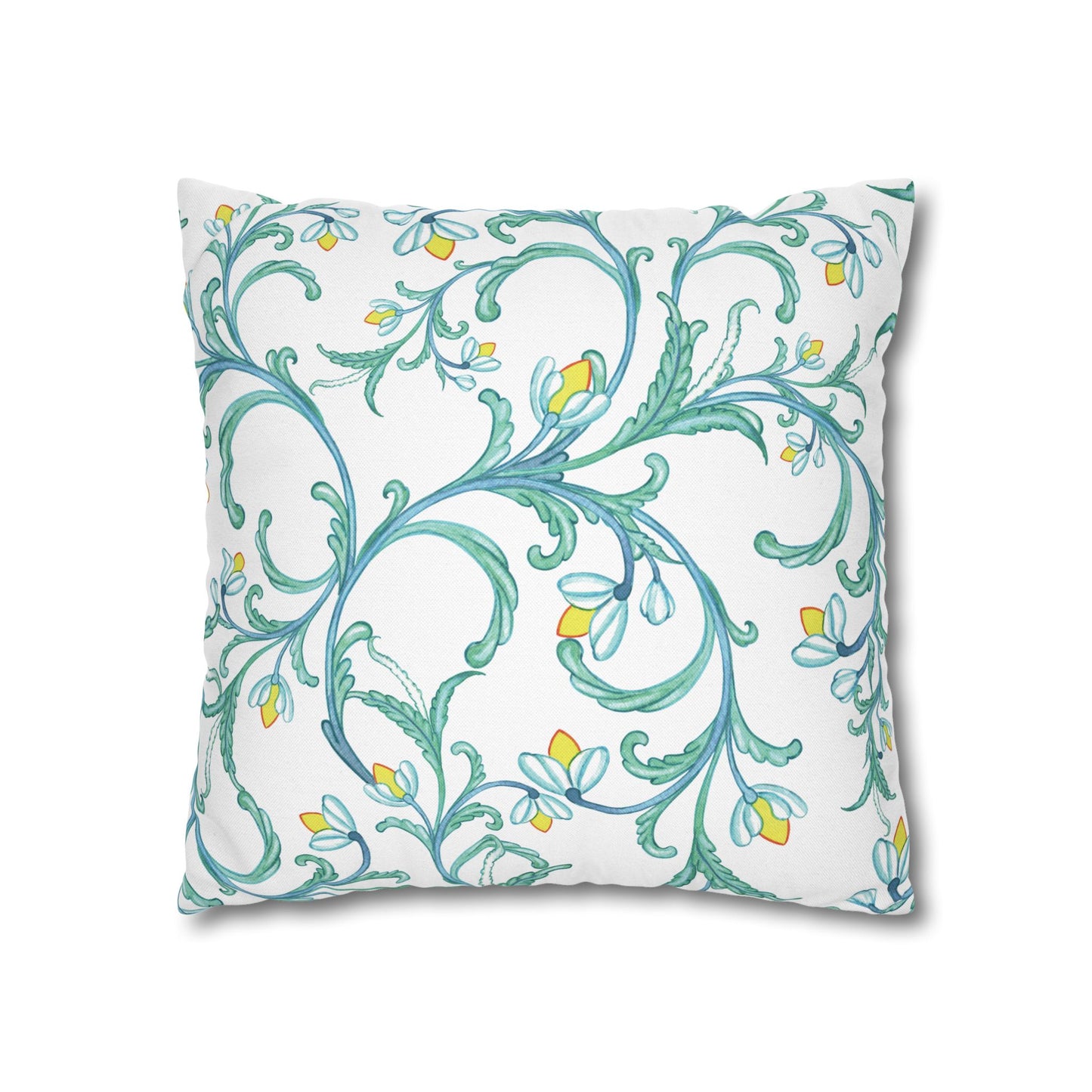 Blue Yellow Kissed Dragonfly Decorative Pillowcase | Home Decor, Gifts, Nature Lover, Birthday, Housewarming