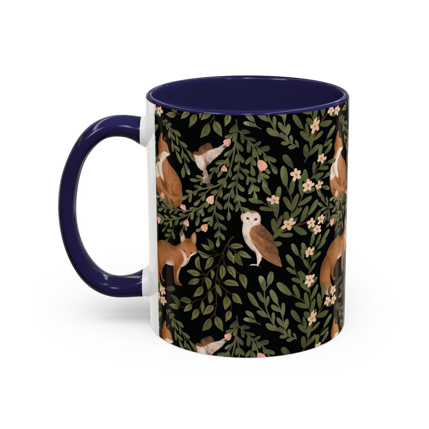 Mug - Little Fox and Owl Woodland Scene Coffee Cup