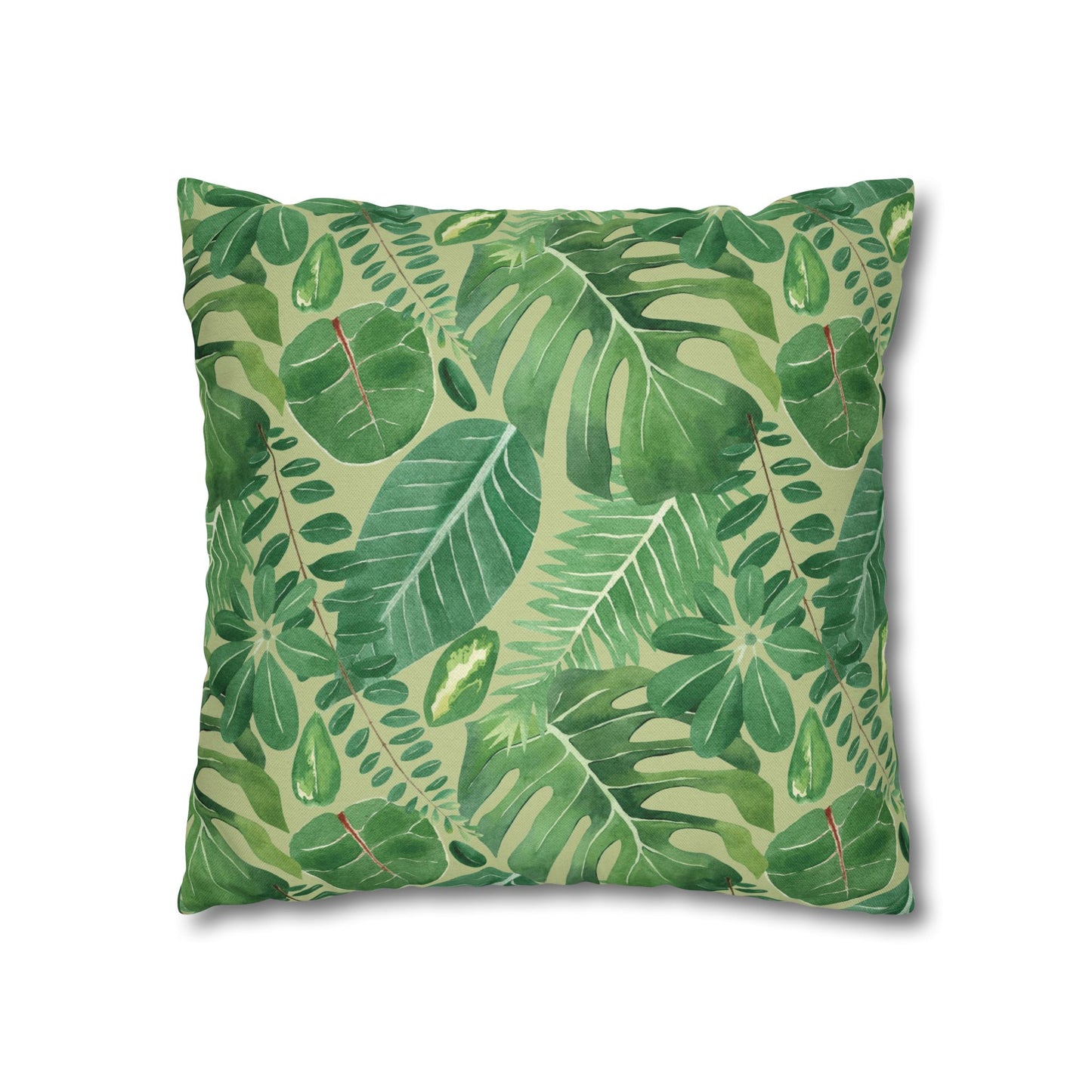 Tropical Floral Pillowcase | Decorative Home Accent, Botanical Throw Pillow, Bohemian Décor, Gift for Plant Lovers, Summer Home Style