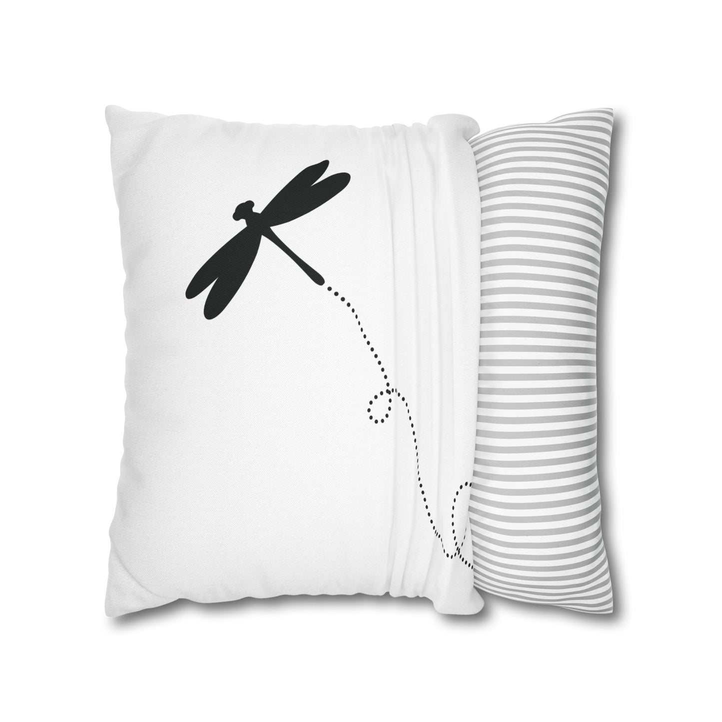 Elegant Dragonfly Pillowcase, Modern Home Decor, Indoor Cushion Cover, Cozy Living Room Accent, Unique Bedroom Gift, Nature-Inspired Decor