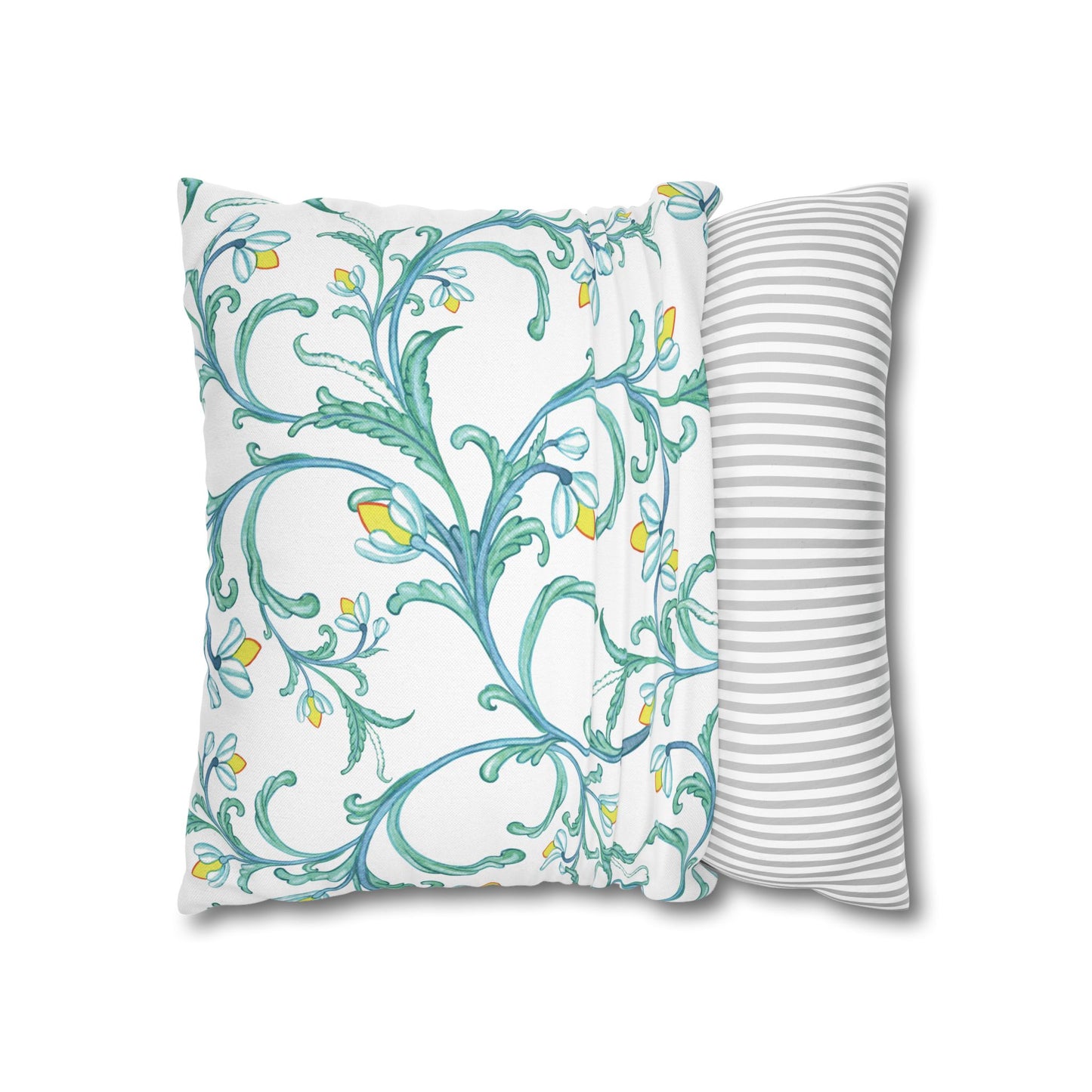 Blue Yellow Kissed Dragonfly Decorative Pillowcase | Home Decor, Gifts, Nature Lover, Birthday, Housewarming