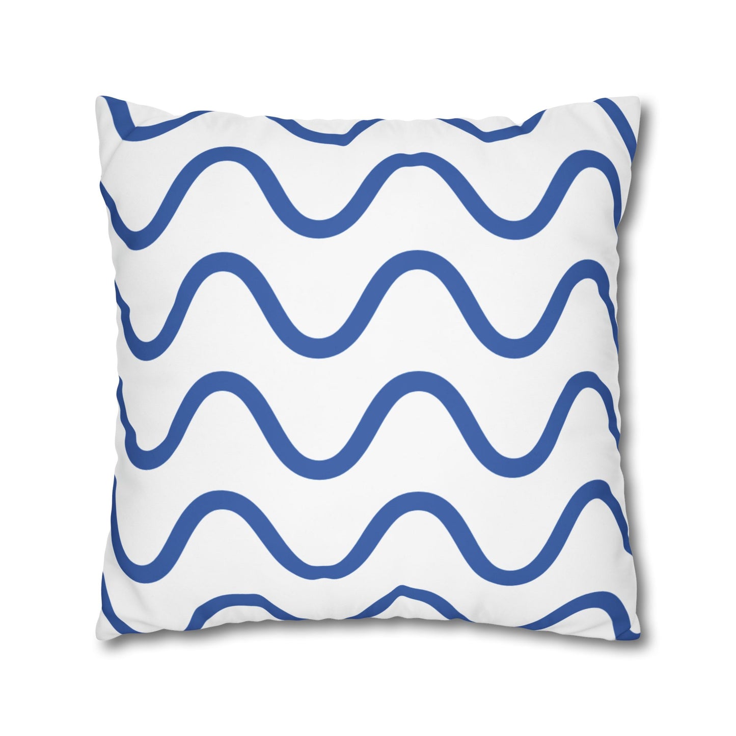 Wave Pattern Decorative Pillowcase | Coastal Vibe, Home Decor, Throw Pillow Cover, Room Accent, Gift for Ocean Lovers