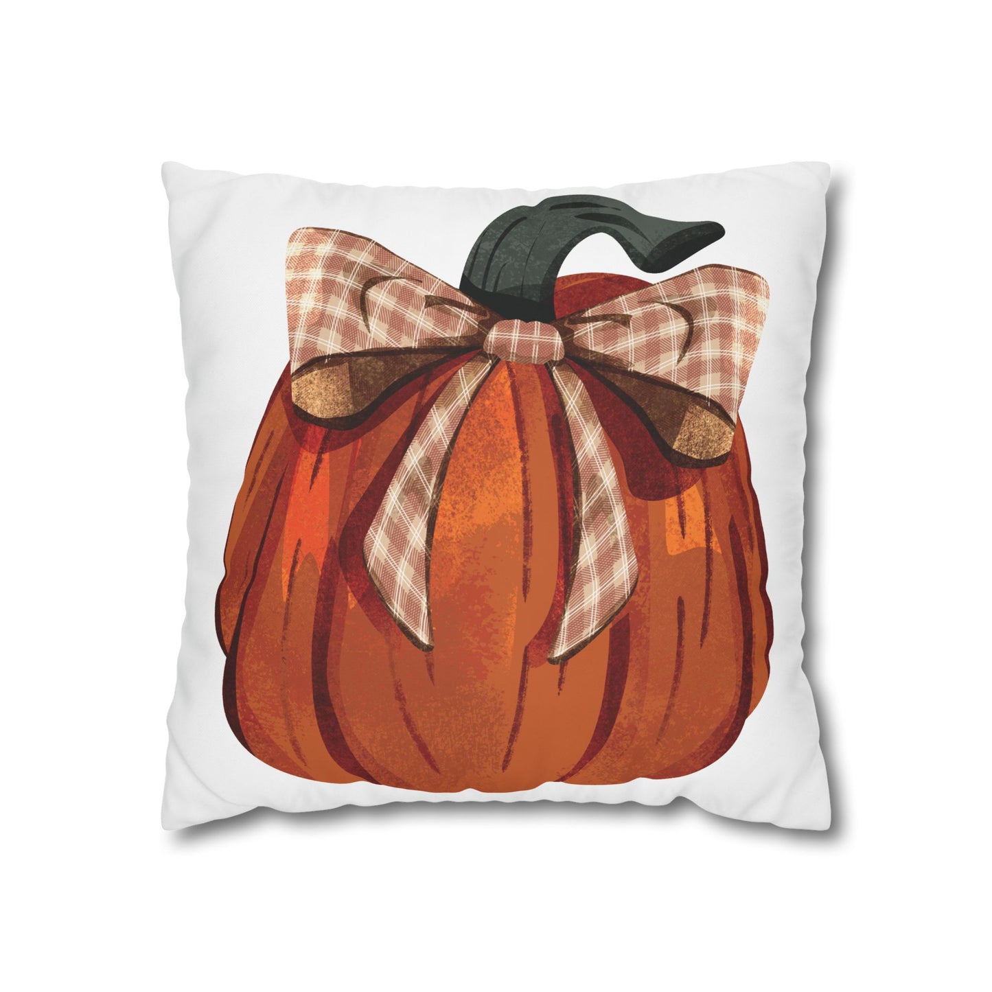 Cozy Fall Pumpkin Pillowcase | Autumn Decor, Thanksgiving Gift, Seasonal Home Accent, Farmhouse Style, Decorative Cushion Cover