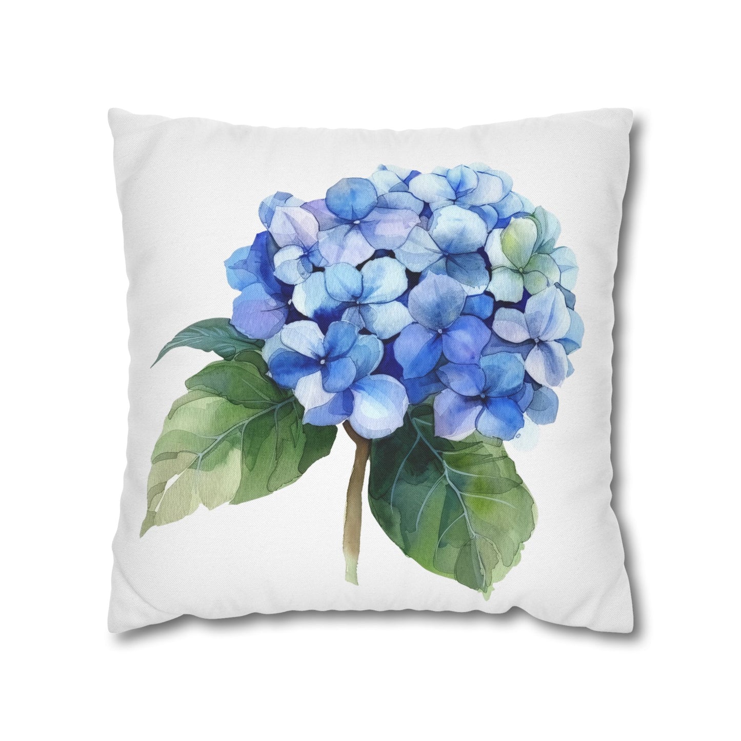 Floral Hydrangea Square Pillowcase - Cozy Home Decor