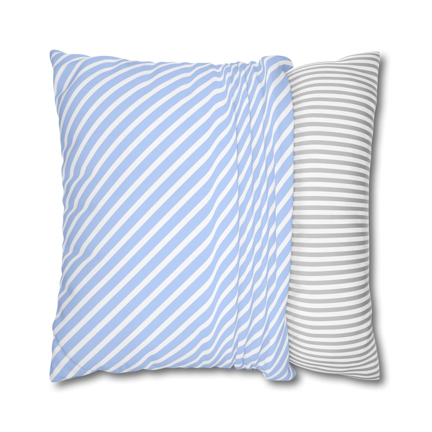 Chic Striped Poly Canvas Pillowcase, Modern Throw Pillow, Cozy Home Decor, Perfect Gift for Housewarming, Nursery, or Holidays