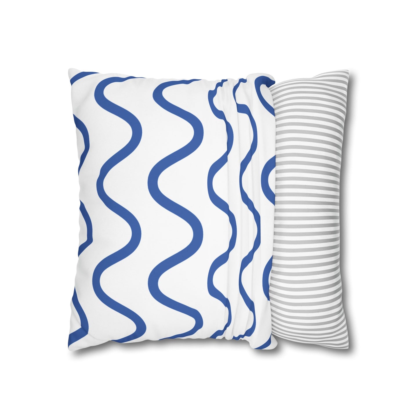 Wave Pattern Decorative Pillowcase | Coastal Vibe, Home Decor, Throw Pillow Cover, Room Accent, Gift for Ocean Lovers