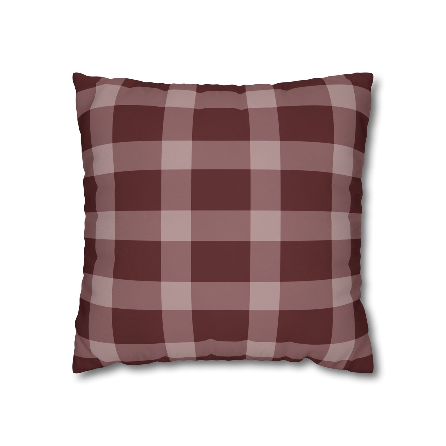 Rustic Checkered Pillowcase, Cozy Home Decor, Farmhouse Style Cushion Cover, Stylish Living Room Accessory, Gift for Weddings, Housewarming