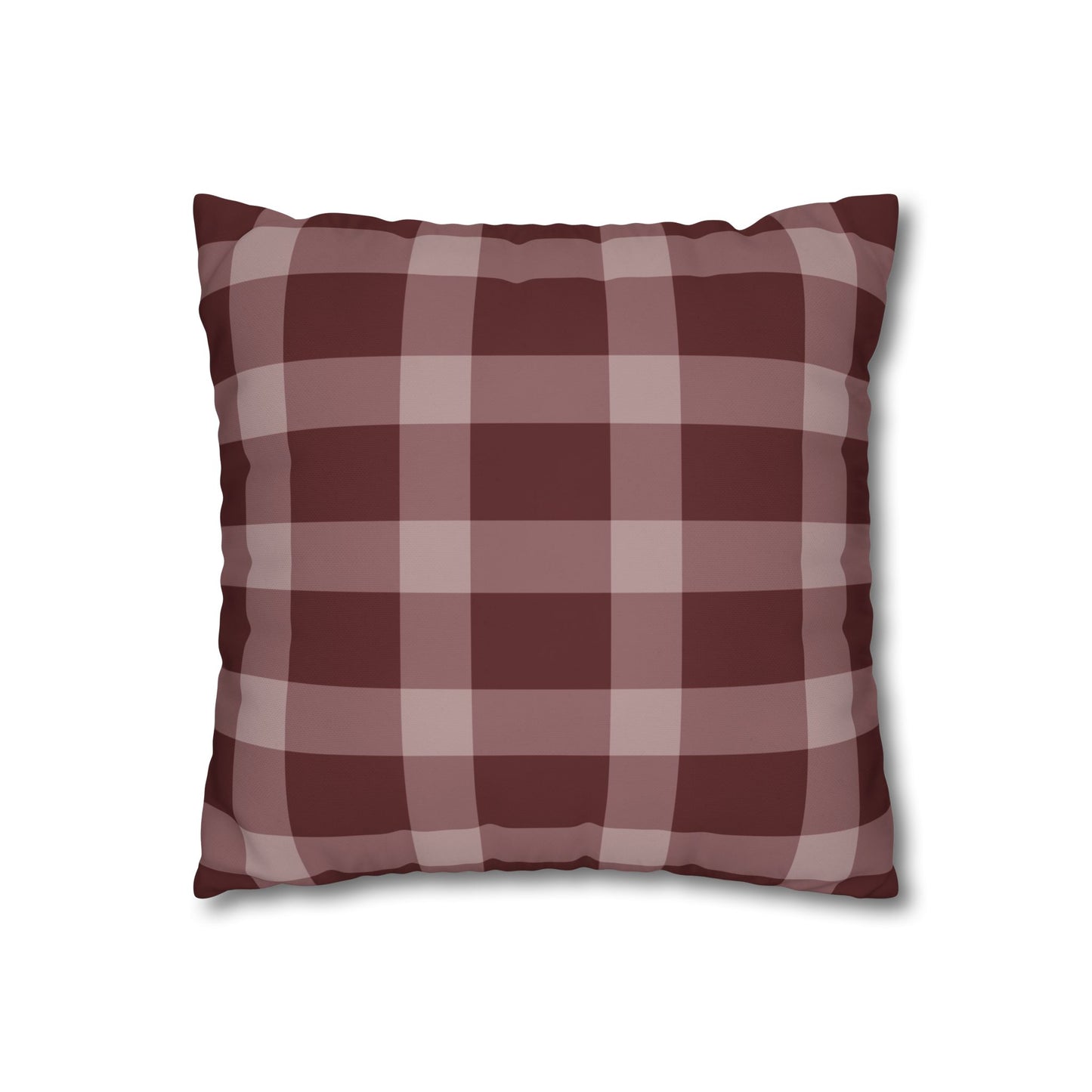 Rustic Checkered Pillowcase, Cozy Home Decor, Farmhouse Style Cushion Cover, Stylish Living Room Accessory, Gift for Weddings, Housewarming
