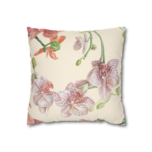 Floral Elegance Pillowcase - Botanical Decor, Home Accent, Gift, Aesthetic Room, Living Room Decor