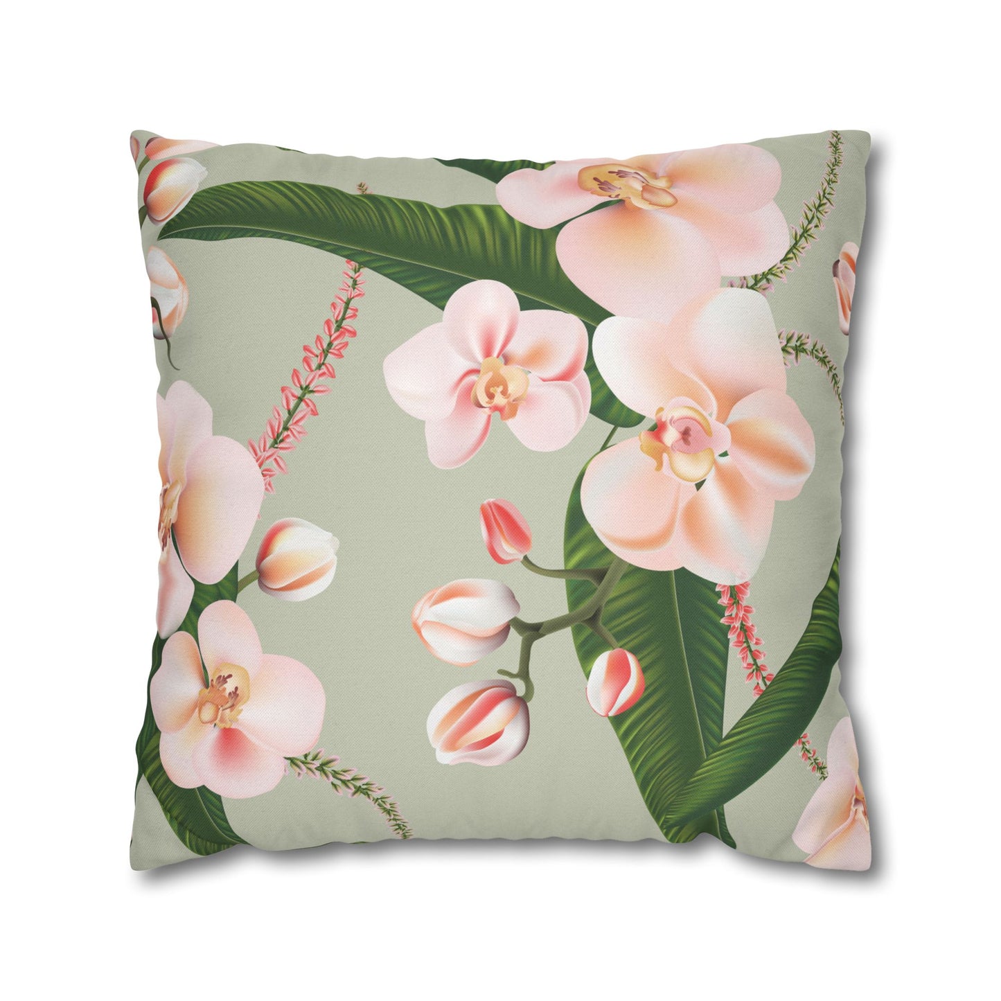 Floral Decorative Pillowcase | Cozy Home Accent, Gift for Flower Lovers, Spring Decor, Tropical Vibes, Easy Home Makeover