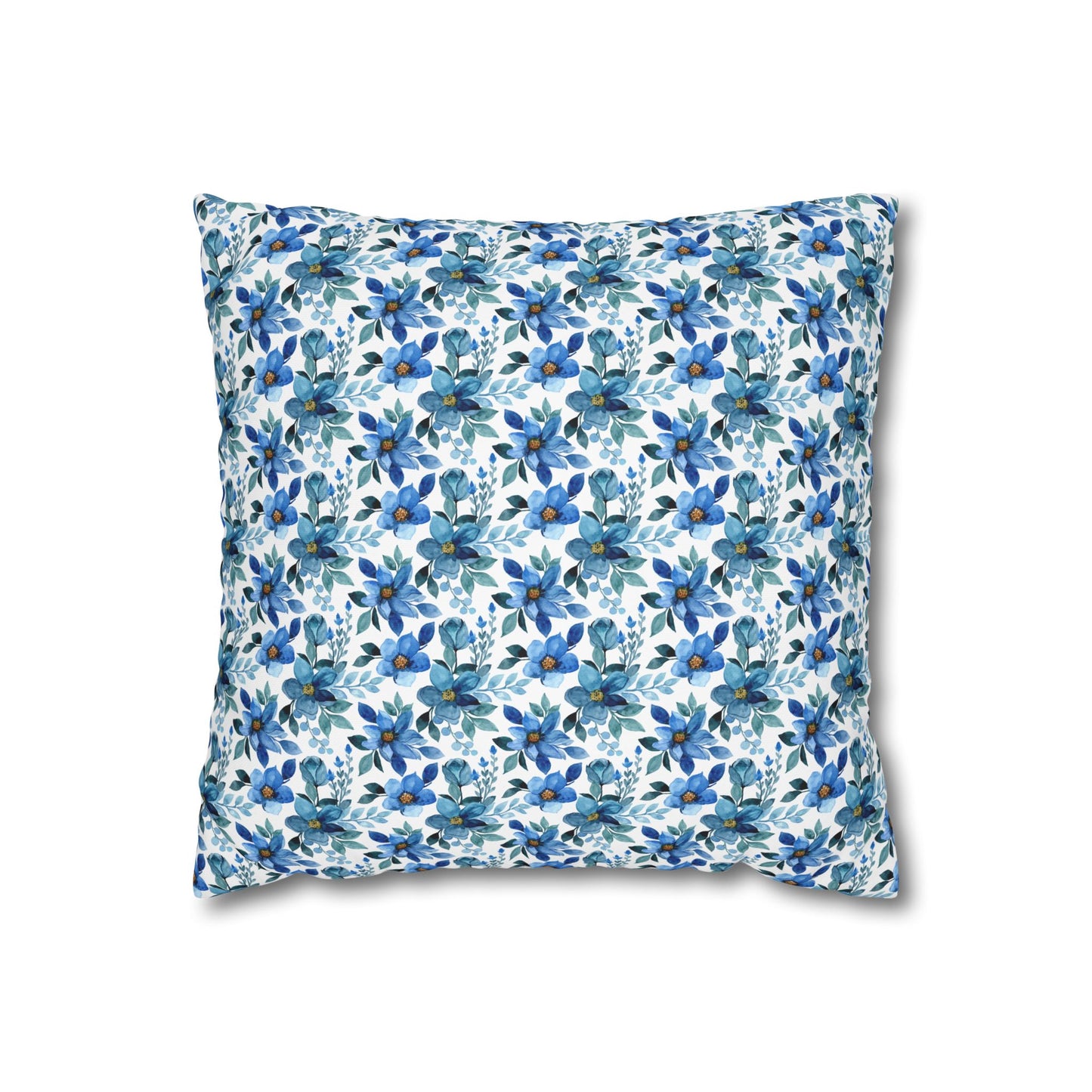 Floral Square Pillowcase | Cozy Home Decor, Gift for Relaxation, Boho Bedroom Accent, Housewarming Present, Summer Vibes