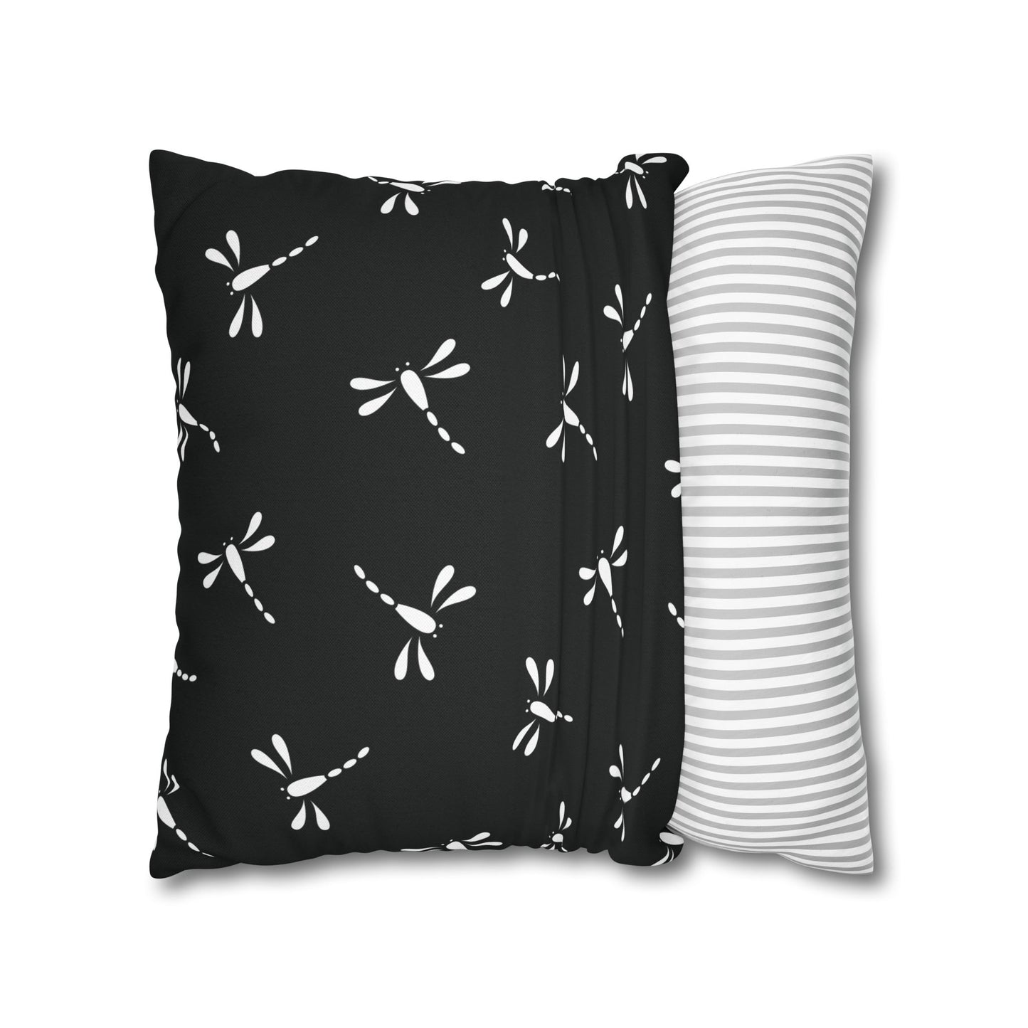 Moonlit Dragonfly Pillowcase - Boho Home Decor, Throw Pillow Cover, Gift for Nature Lovers, Cozy Bedroom Accent, Unique Home Accessories