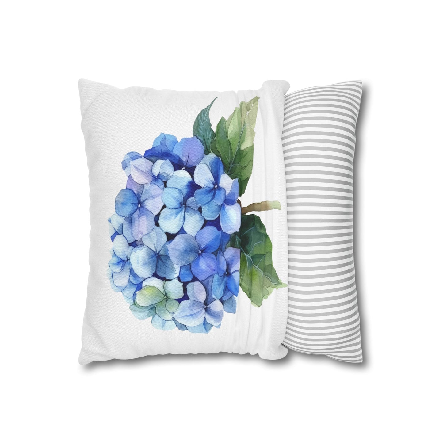 Floral Hydrangea Square Pillowcase - Cozy Home Decor