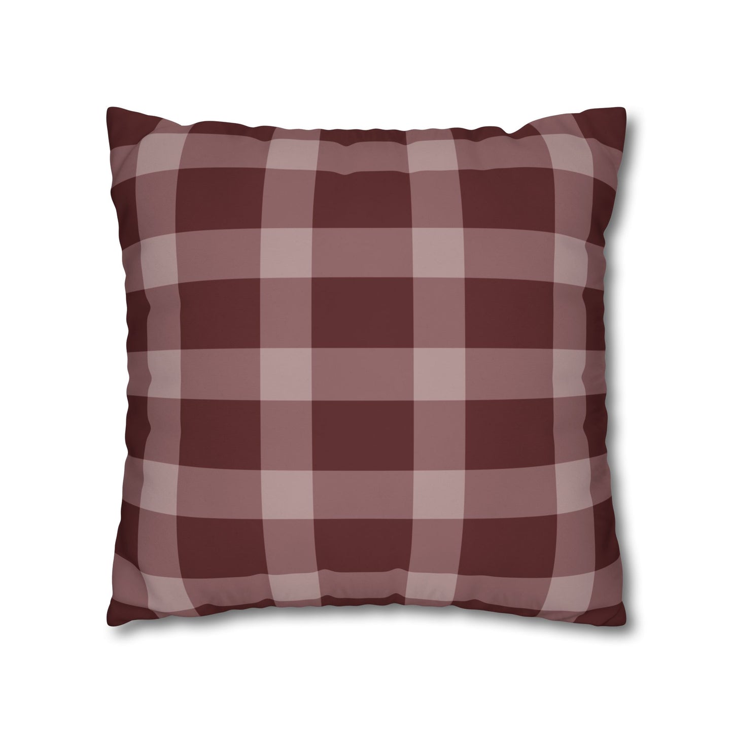 Rustic Checkered Pillowcase, Cozy Home Decor, Farmhouse Style Cushion Cover, Stylish Living Room Accessory, Gift for Weddings, Housewarming
