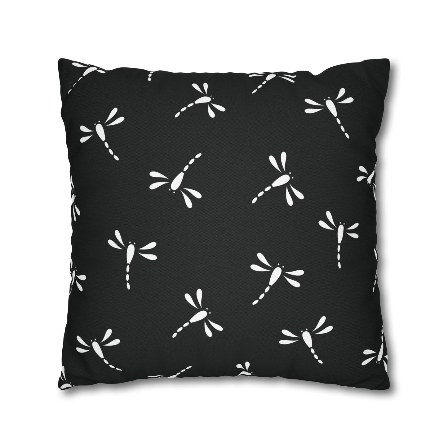 Moonlit Dragonfly Pillowcase - Boho Home Decor, Throw Pillow Cover, Gift for Nature Lovers, Cozy Bedroom Accent, Unique Home Accessories