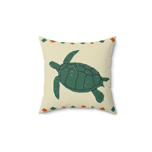 Tribal Art Boho Nature-Inspired Decorative Pillow, Turtle & Spiral Designs, Eco-Friendly Home Decor, Gift for Nature Lovers, Cozy Living Room Accents, [...]