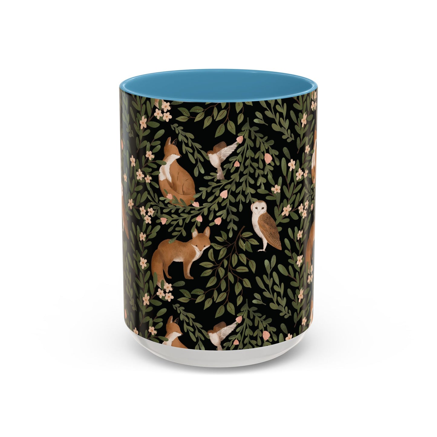 Mug - Little Fox and Owl Woodland Scene Coffee Cup