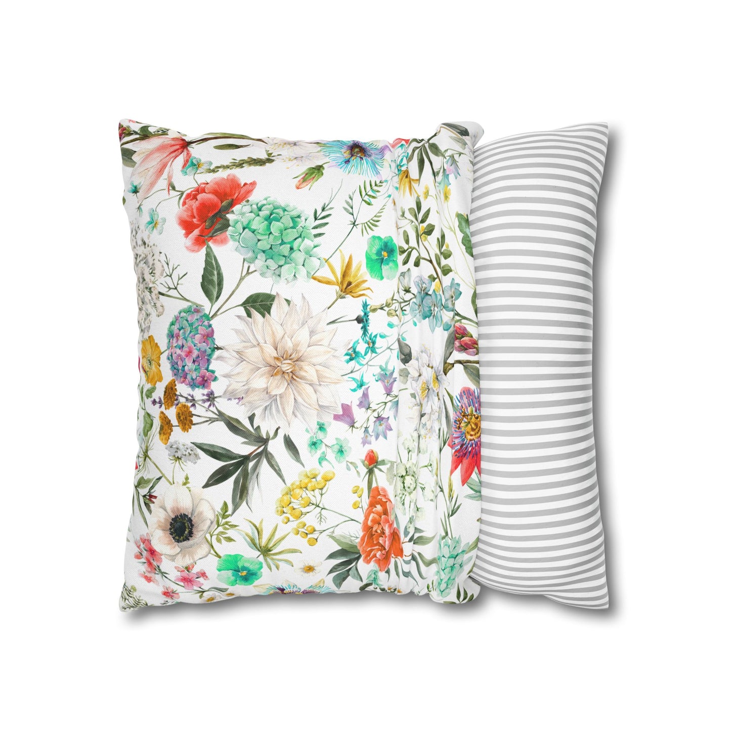 Dragonfly Turquoise and Red Kissed Decor Pillowcase, Home Accent, Gift for Nature Lovers, Bohemian Style, Cozy Living Room Cushion