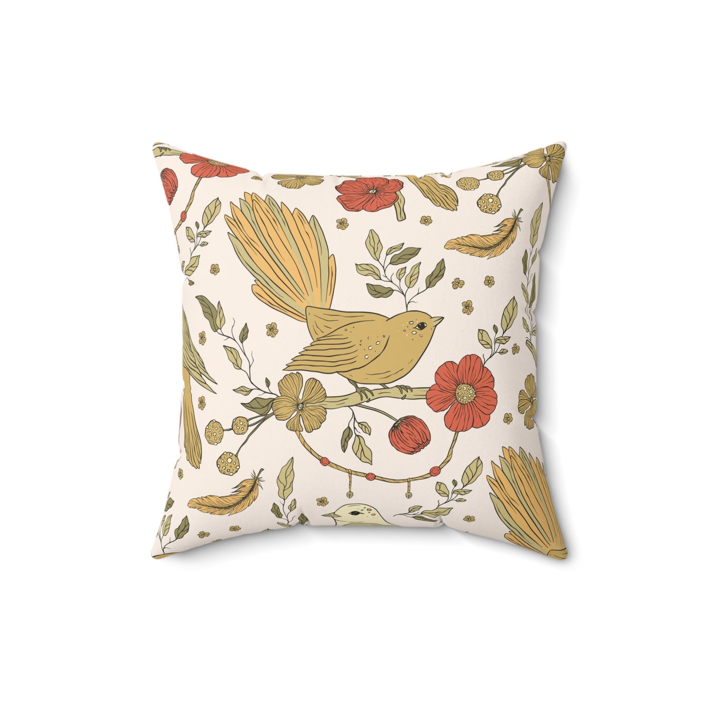 Throw Pillow Sonbird Resting on Branch Chic Decorative Pillow, Nature-Infused Cushion for Home Decor, Bird and Floral Design, Perfect Gift for Any Occasion, Cozy Living Room [...]